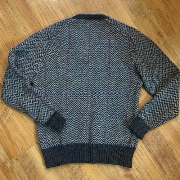 Preswick&Moore Wool Sweater V-Neck  Mens Sz L - Picture 2 of 6